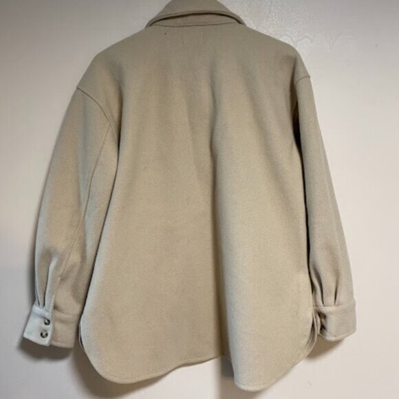 Ardene Cream Shacket Women's Shirt Jacket Size S/P - Picture 11 of 11